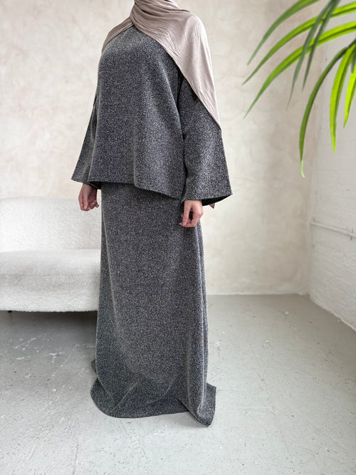 Grey Winter co-ord skirt set