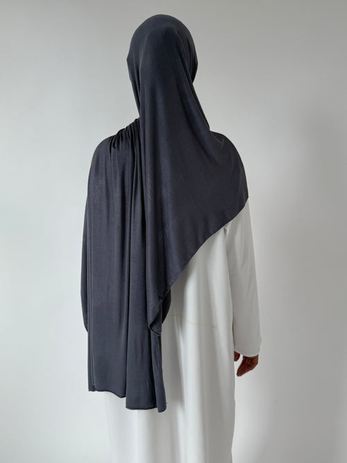 Charcoal Jersey hijaab