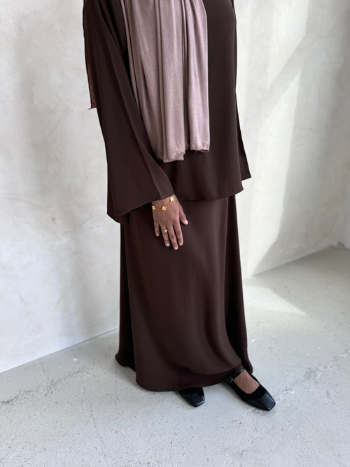 Chocolate co-ord skirt set