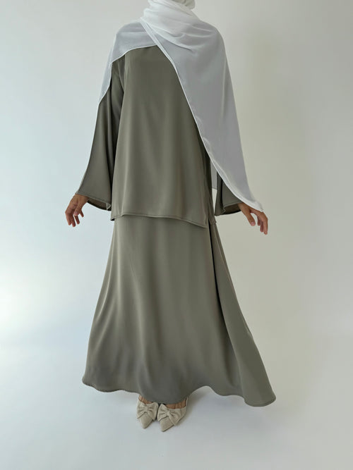 Soft Sage co-ord skirt set