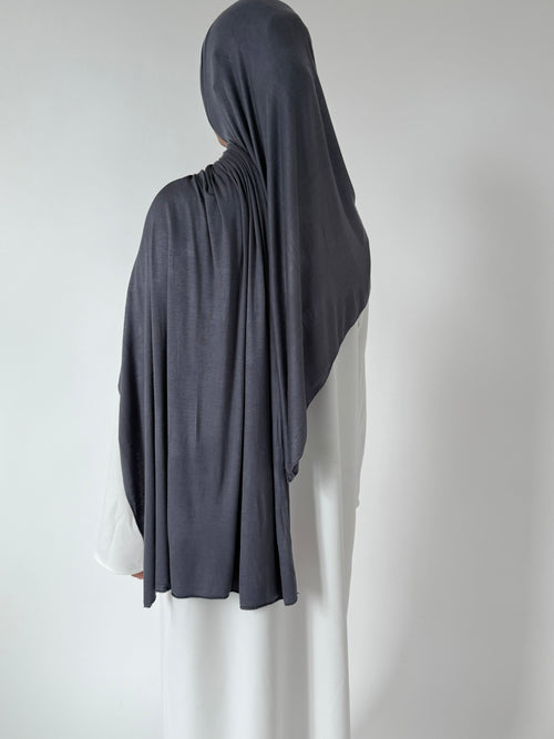Charcoal Jersey hijaab