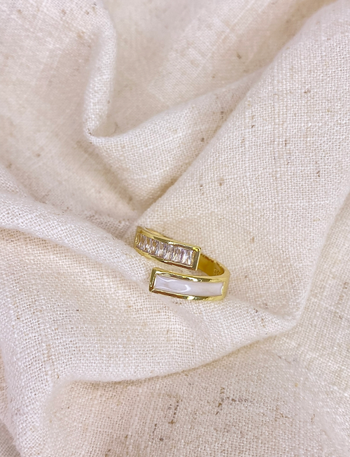Two Tone Snake Ring