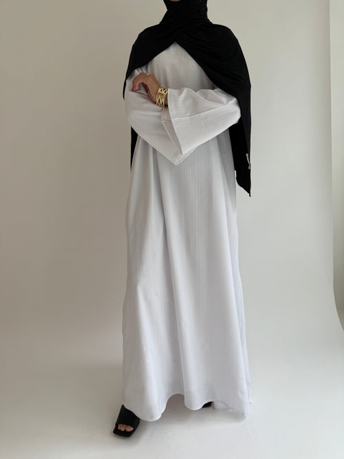 White Stripe Dress