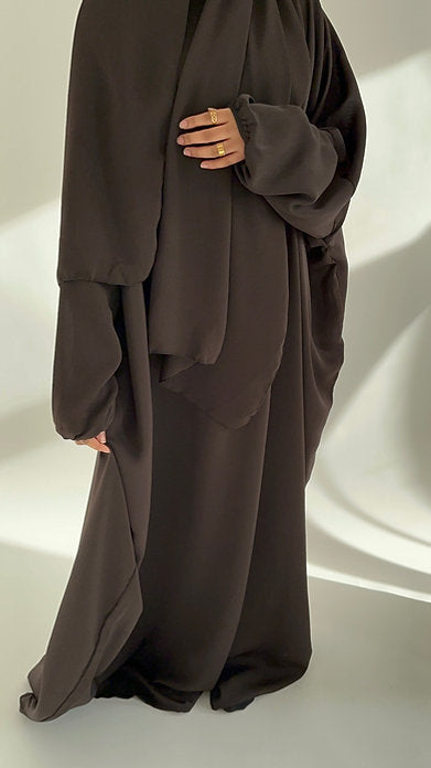 Luxury Chocolate brown prayer garment