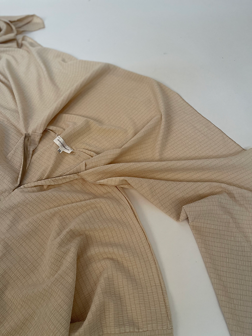 Soft cream prayer garment