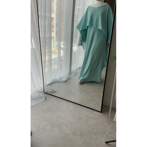 Aqua Cape abayah set