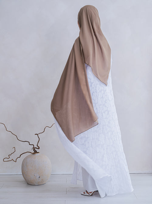White Lilly Cotton Kimono