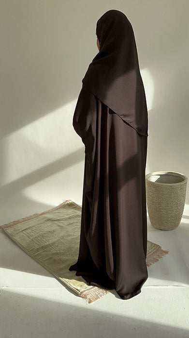 Luxury Chocolate brown prayer garment