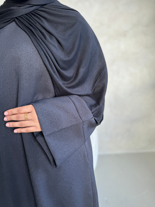 Galaxy Grey closed abayah