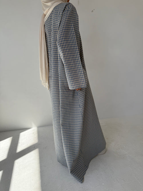 Cotton blue dress