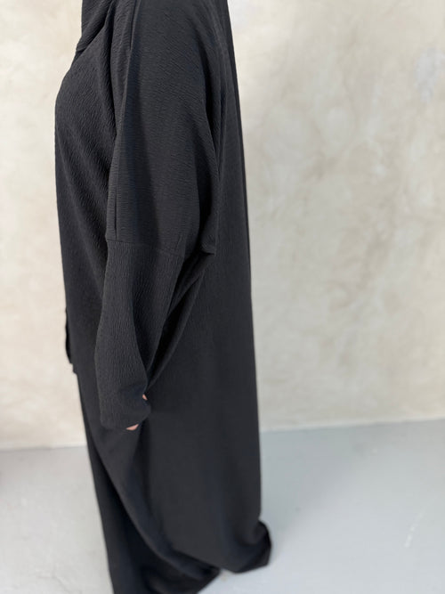 Midnight Black prayer garment