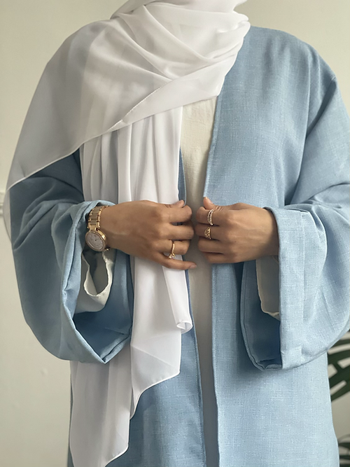 Sky blue abayah