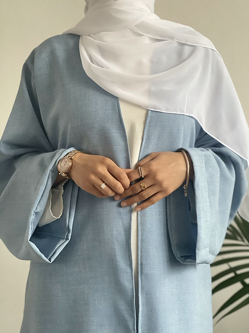 Sky blue abayah