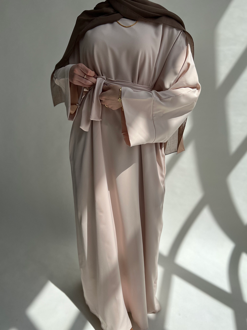 Waterfall beige abayah