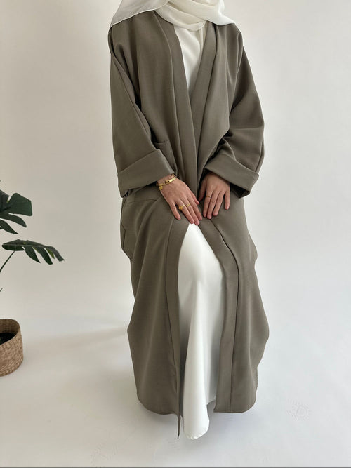 Premium Stone Coat Abayah