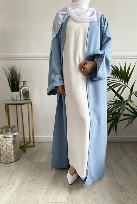 Sky blue abayah
