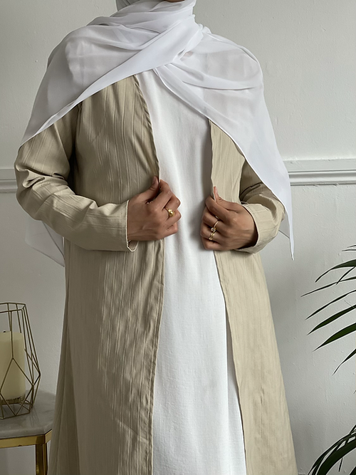 Fitted Trench abayah