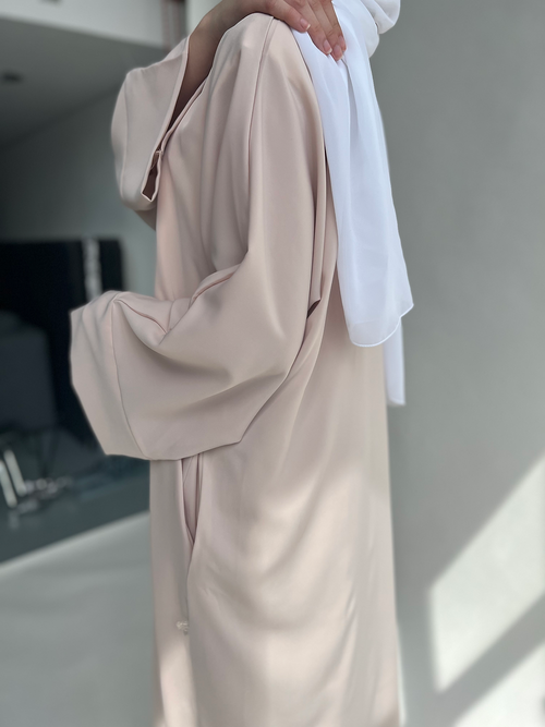 Waterfall beige abayah