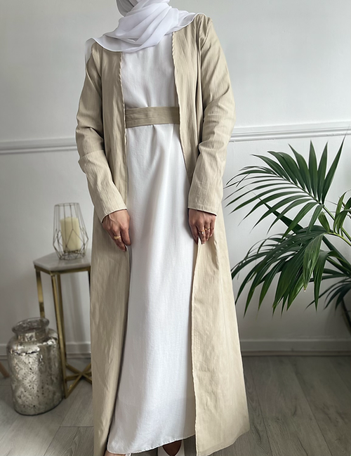Fitted Trench abayah
