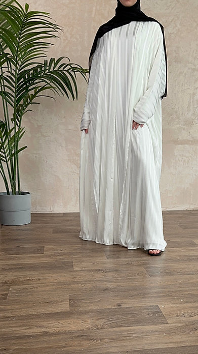 White Kimono open abayah