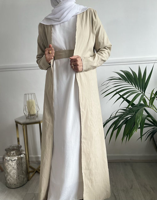 Fitted Trench abayah