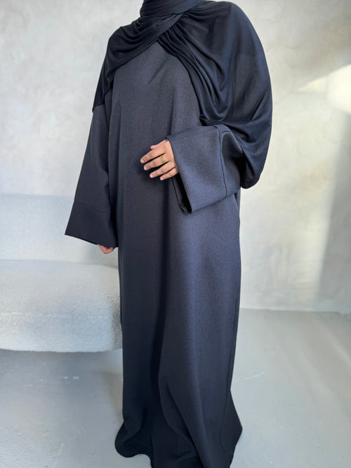 Galaxy Grey closed abayah