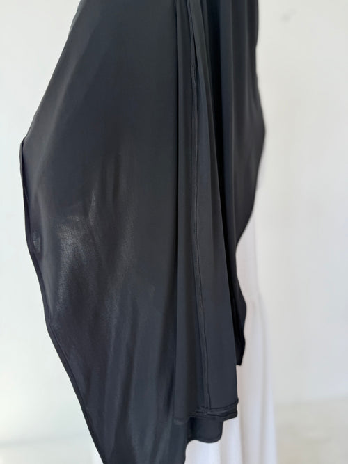 Black Premium Jersey Hijaab