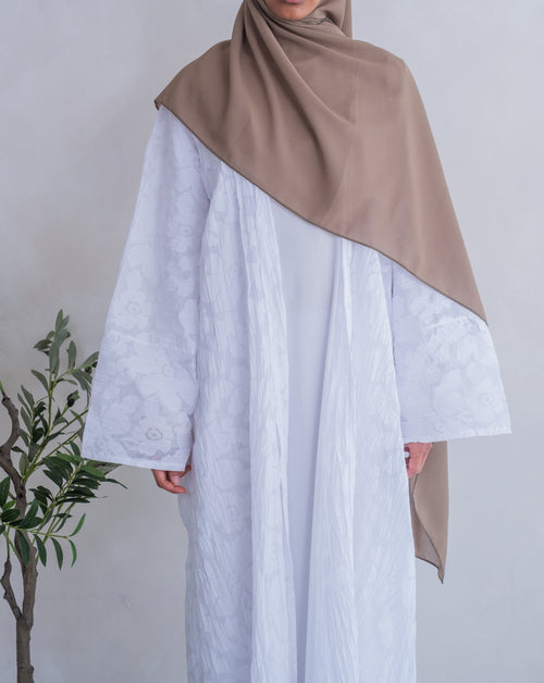 White Lilly Cotton Kimono