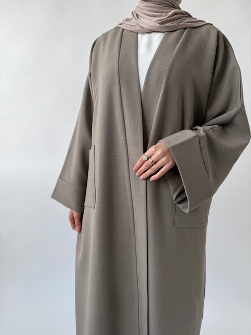 Premium Stone Coat Abayah