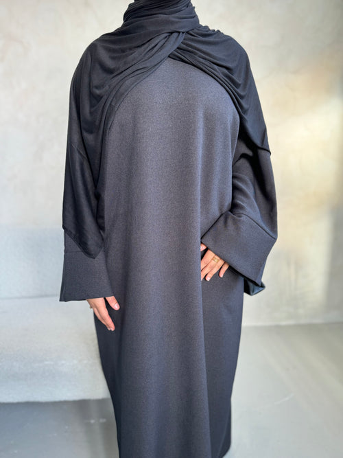 Galaxy Grey closed abayah