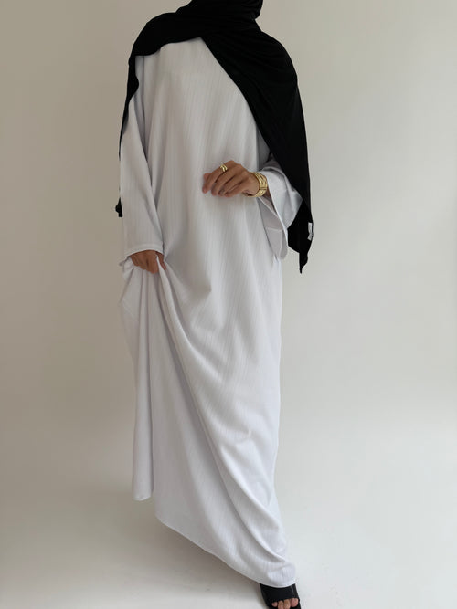 White Stripe Dress