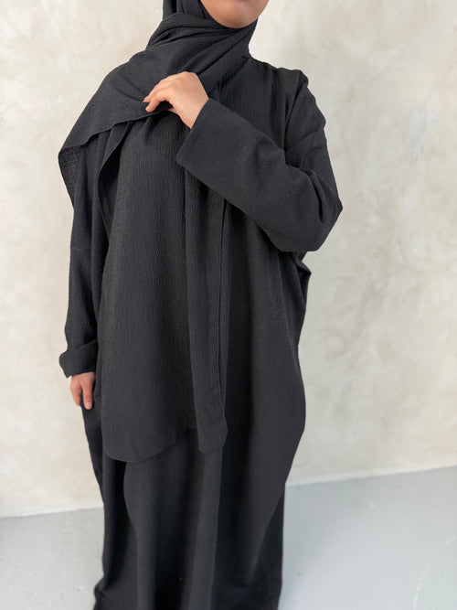 Midnight Black prayer garment