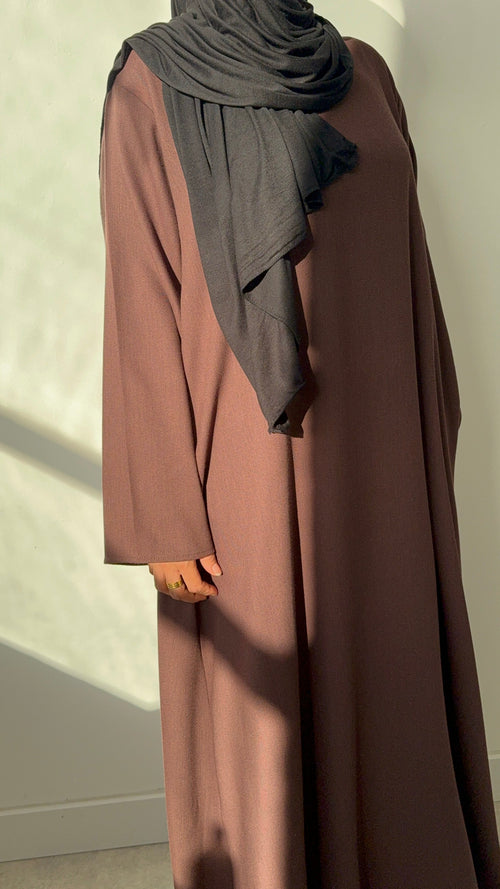 Nut brown abayah (Large)