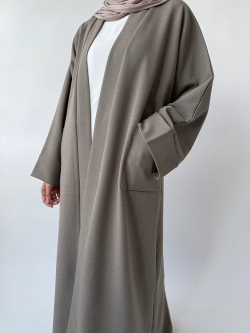 Premium Stone Coat Abayah