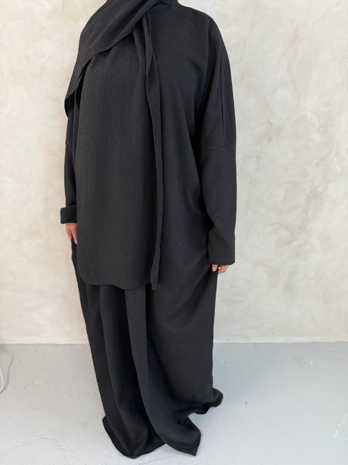 Midnight Black prayer garment