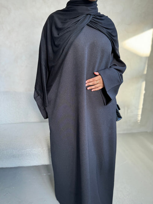 Galaxy Grey closed abayah