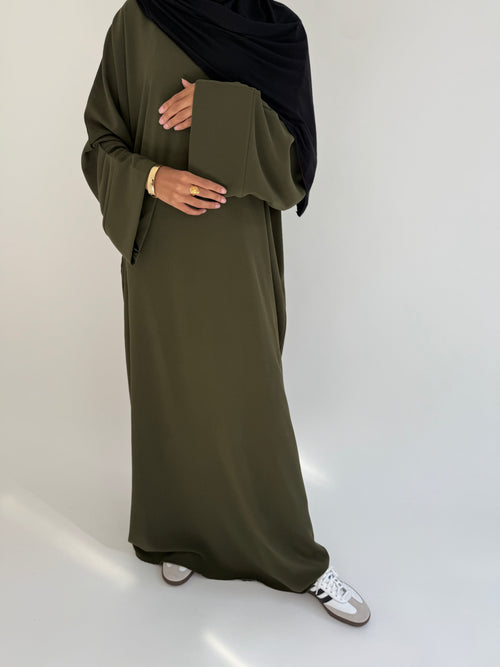 Soft Olive Abayah