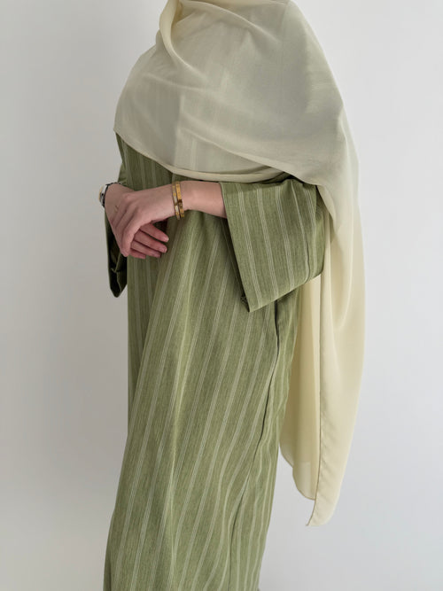 Lime Stripes abayah
