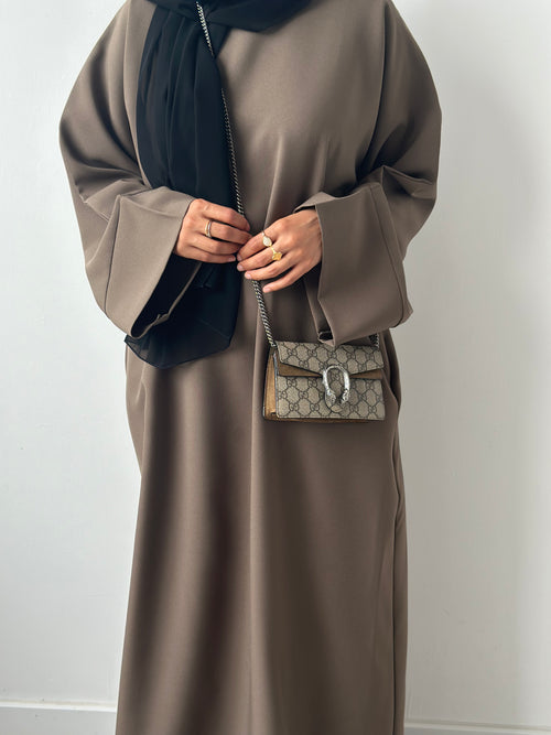 Taupe basics Abayah