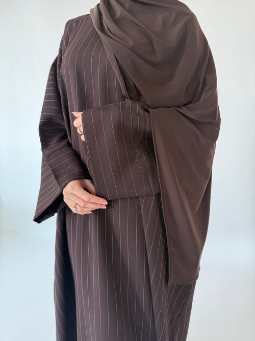 Walnut Stripe abayah