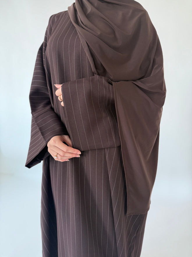 Walnut Stripe abayah