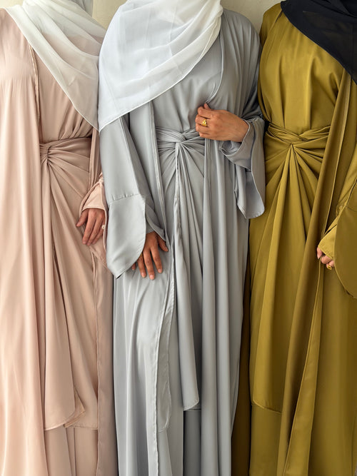 ZAHRA wrap 3-piece set: Blush