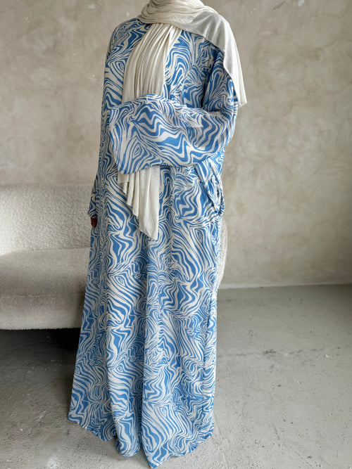 Blue Marble Dress