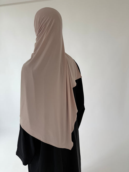 Beige Premium Jersey Hijaab