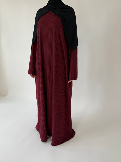 Dark Cherry Winter Dress