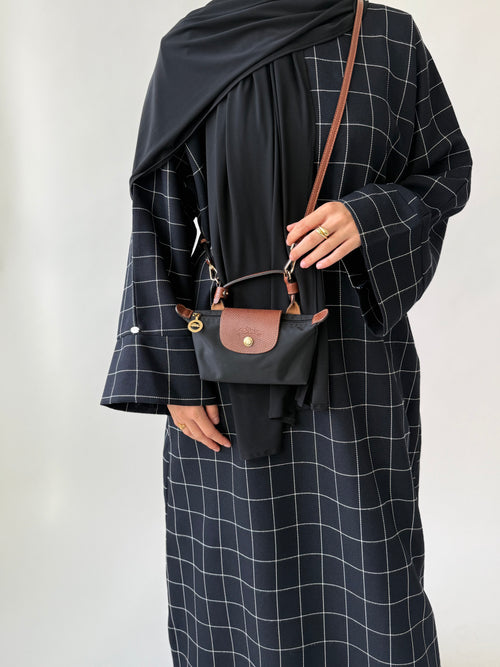 BLUE GRID ABAYAH 2.0