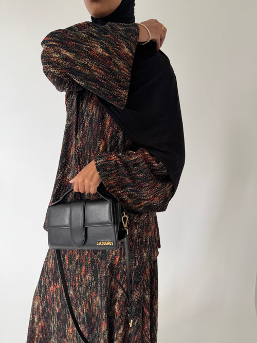 Black candy skirt set