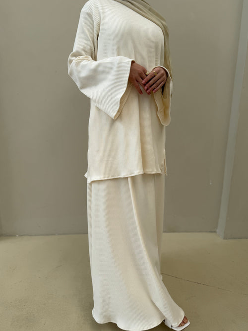 Dania co-ord Set: Cream
