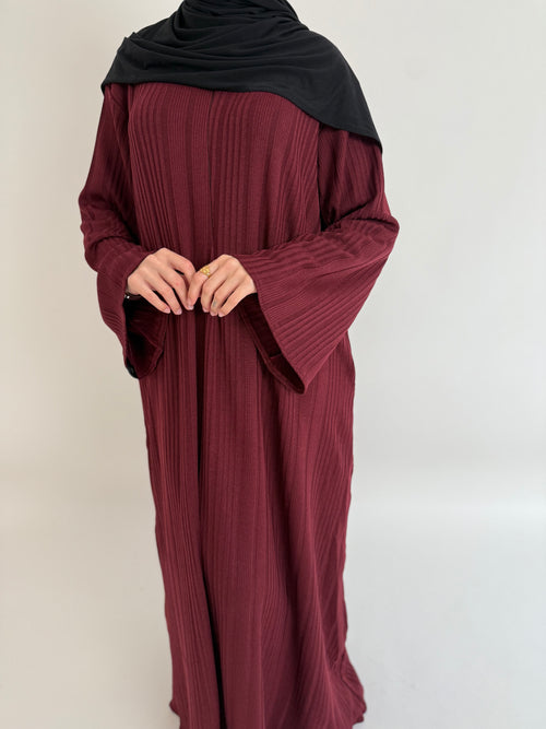 Dark Cherry Winter Dress ZIP