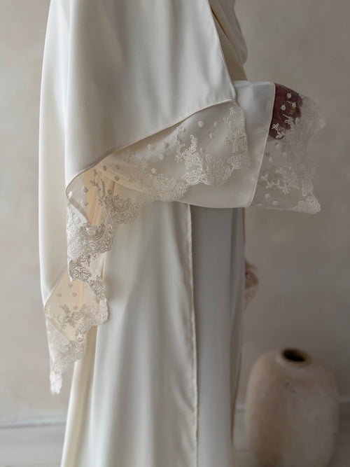Ayla Lace Abayah Set (3-piece Set)